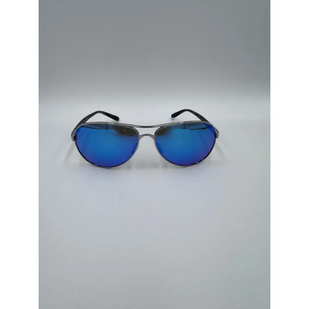 New Oakley OO4079 FEEDBACK Polished Chrome Prizm Saphire Eyeglasses